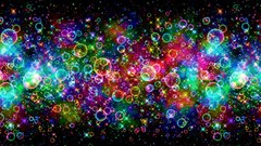 Abstract bubbles colors