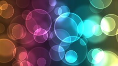 Abstract bubbles multicolor