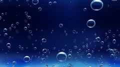 Abstract bubbles underwater