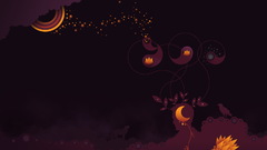 Abstract bubles Animals Birds