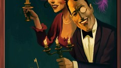 Abstract Candles advertisement keys artwork pinups