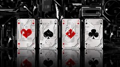 Abstract Cards ace artwork