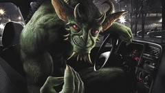 Abstract cars funny 3d demons artwork fantasy art