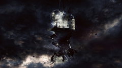 Abstract Castles floating islands