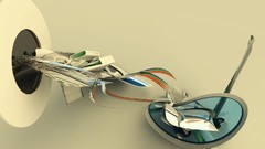 Abstract cgi 3D view K3 Studio