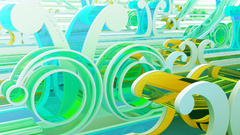 Abstract cgi chromatic K3