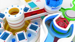 Abstract cgi Wrench chromatic