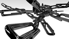Abstract chains digital art