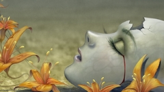 Abstract chairs artwork