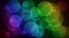 Abstract circles bokeh multicolor