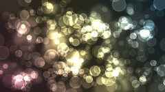 Abstract circles bubbles bokeh