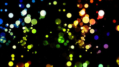 Abstract circles colorful shapes