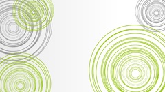 Abstract circles digital art