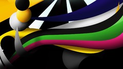 Abstract circles digital art