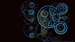 Abstract circles Doctor Who