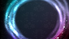 Abstract circles floral graphics multicolor vectors