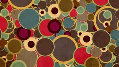Abstract circles multicolor