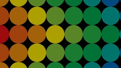 Abstract circles multicolor artwork