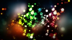 Abstract circles multicolor vectors