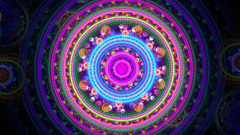 Abstract circles spiral psychedelic