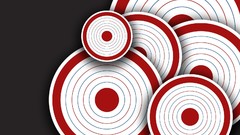 Abstract circles target