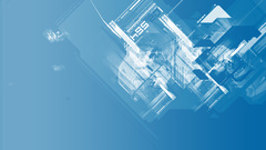 Abstract clear blue water