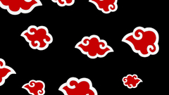 Abstract clouds red patterns