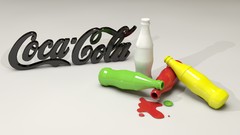 Abstract coca-cola