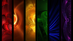 Abstract color spectrum