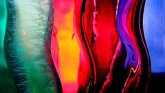 Abstract colored artwork