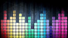 abstract colorful digital art spectrum