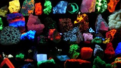 Abstract colorful minerals