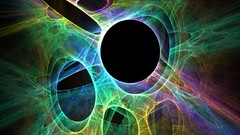 Abstract colorful web