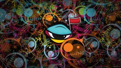 Abstract colors backgrounds multicolor reggae digital art