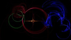 Abstract colors circles waves backgrounds multicolor digital art