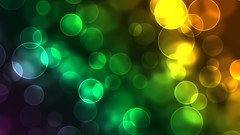 Abstract colors circles widescreen superhero bokeh