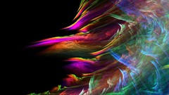 Abstract colors waves artistic