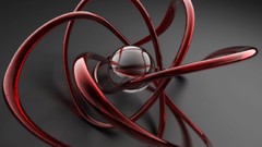 Abstract computer graphics minimalistic cgi
