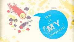 Abstract Computers screaming