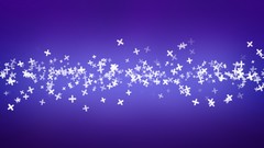 Abstract cross Violet