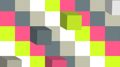 Abstract cubes isometric