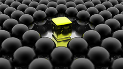 Abstract cubes spheres