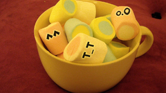 Abstract cup funny humor