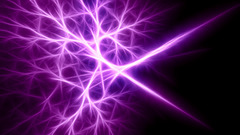 Abstract dark Fractalius purple