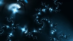 Abstract dark Fractals grayscale