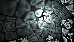 Abstract dark Fractals mosaic