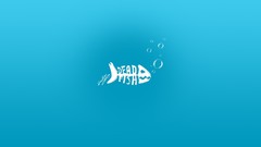 Abstract dead fish artwork