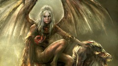 Abstract devil 3d demons nude artwork fantasy art