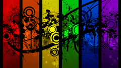 Abstract digital art color