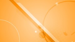 abstract digital art orange background